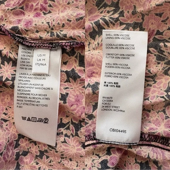 🌸 Free People Bon Voyage Floral Maxi Dress | Black Combo | Size M - Picture 11 of 15